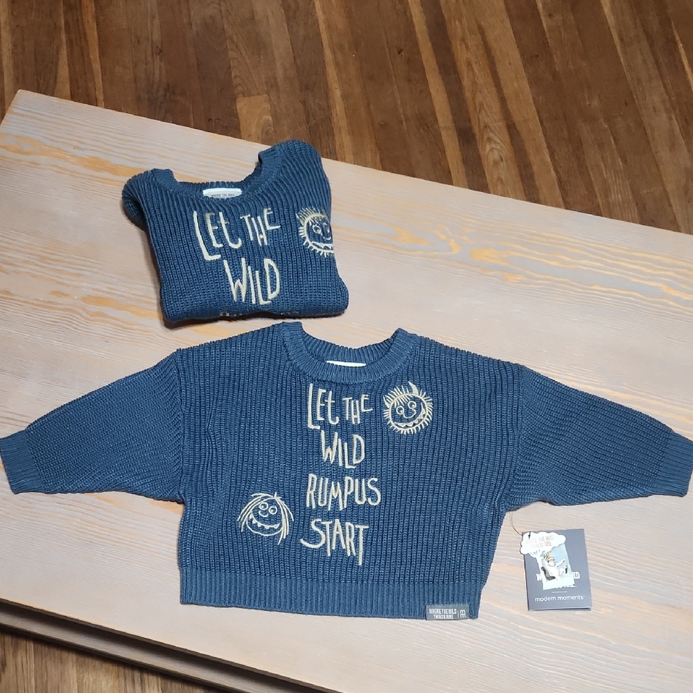 WHERE THE WILD THINGS ARE sweaters
